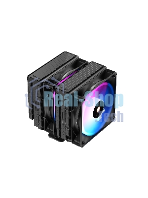 Кулер Ocypus Delta A62 BK ARGb черный 120мм алюминий+медь 2000rpm 29db 4-pin 260W 156мм
