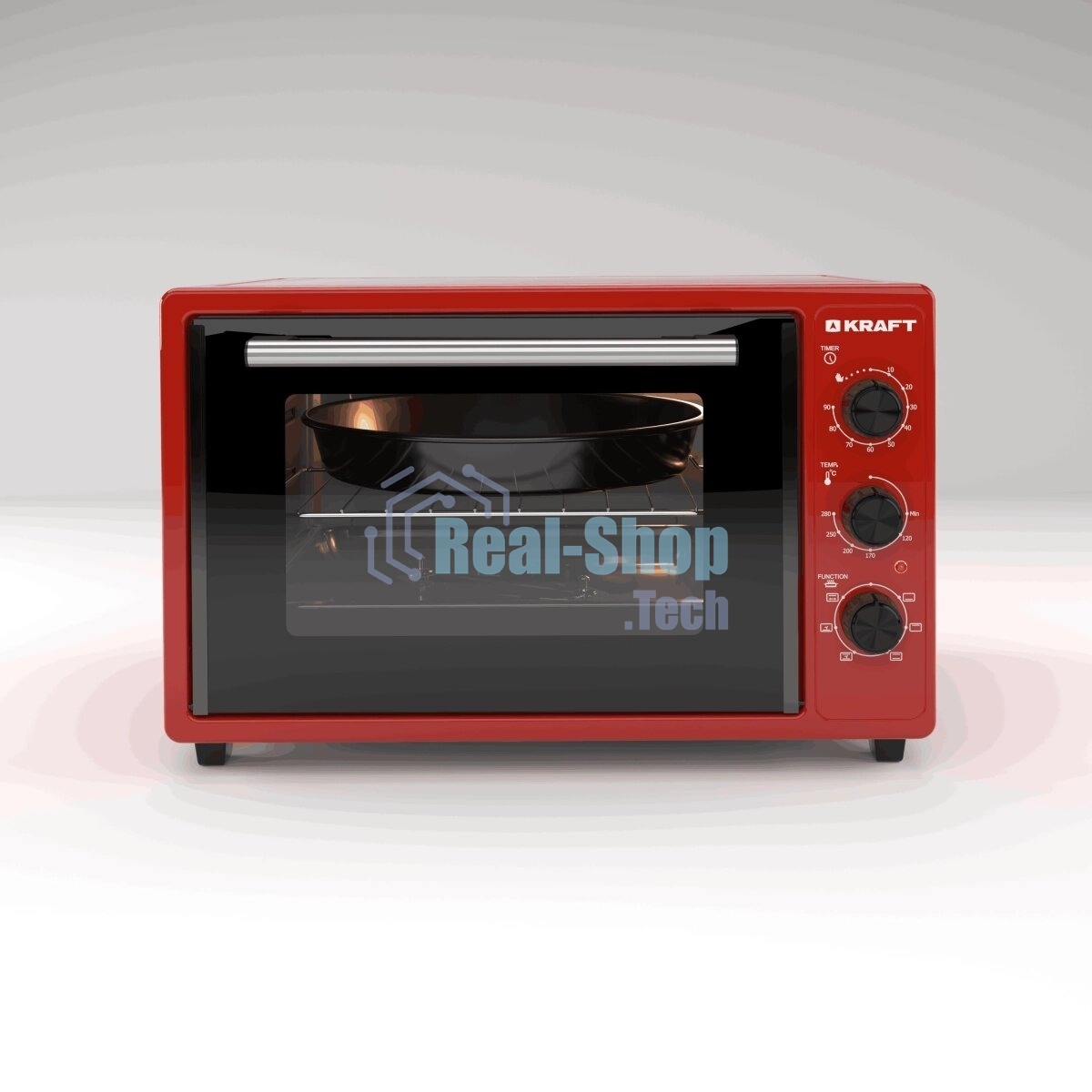 Мини-печь KRAFT KN-MO 3904 FRKR красный