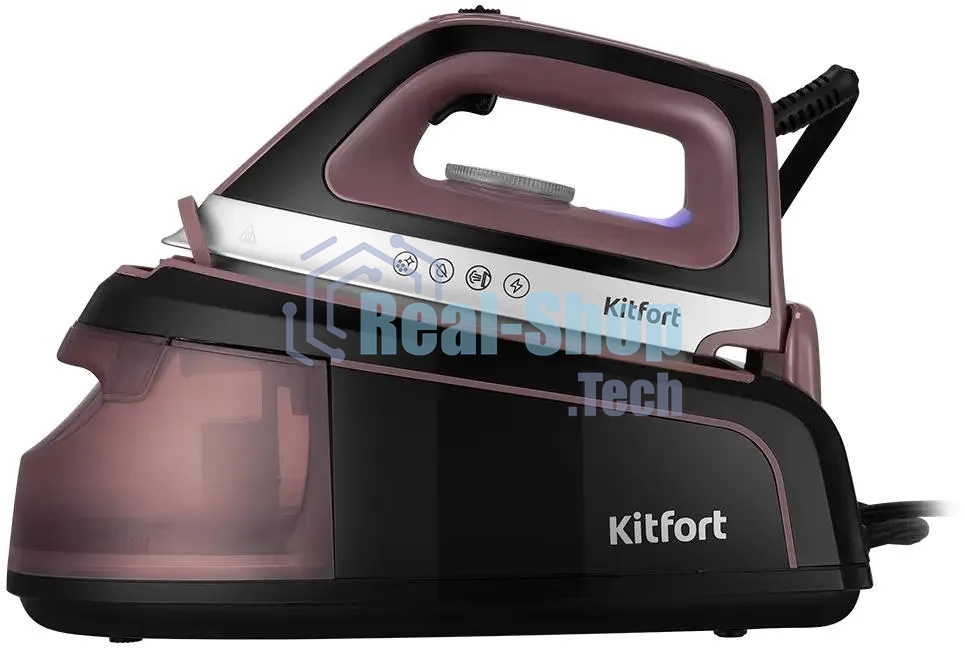Парогенератор Kitfort КТ-9309 2250Вт черный/фиолетовый