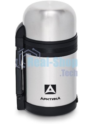 Термос Арктика 0,8 л, универсальная пробка, с ручкой + чашка, холод/тепло 18 ч, 201-800