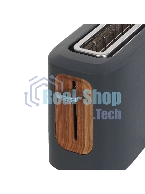 Тостер TESLER TT-140 серый, 980 Вт, 1 слот