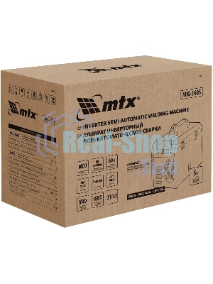 Аппарат инвертор. полуавтомат. cварки MTX MIG-160S, 160A, ПВ 60%, катушка 5 кг