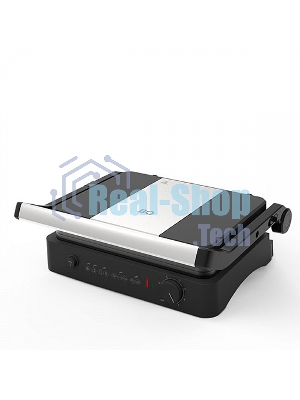 Гриль электрический BQ GR3001, черный/стальной