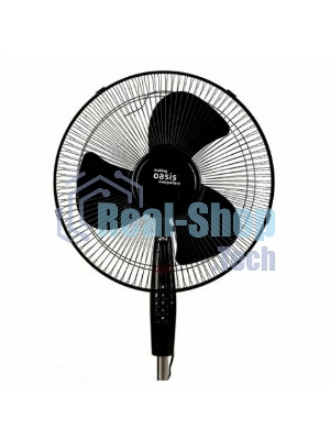 Вентилятор Oasis VF-50PB чёрный, напольный, 50 Вт, 3 скорости, 36 см (4 шт. в коробке)