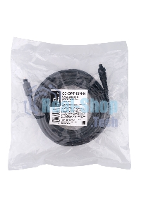 Кабель оптический Cablexpert CC-OPT-10M-N, Toslink 2xODT M/M, 10м, черный, пакет