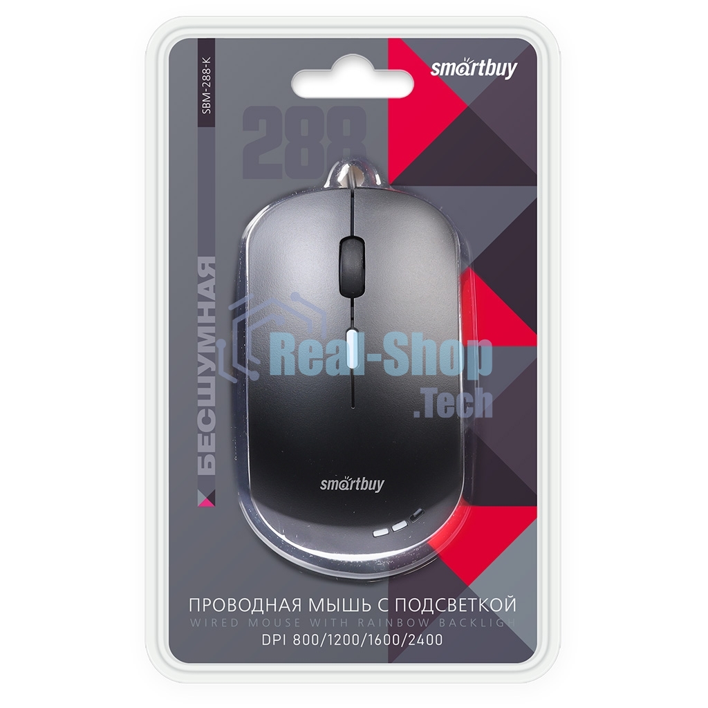 Мышь проводная Smartbuy (SBM-288-K) черный