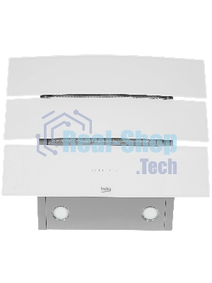 Вытяжка наклонная Beko HCA 62640 W белый, 60 см, 537 м³/ч, 48 дБ