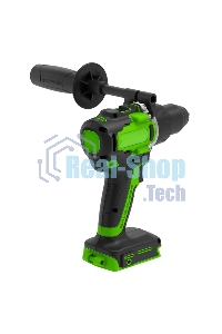 Дрель-шуруповерт аккумуляторная GREENWORKS GD24DD90, Аккумуляторная, 24В, Без АКБ и ЗУ