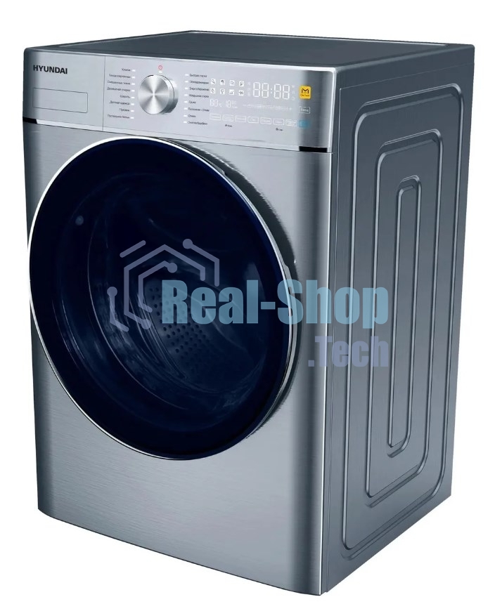Стиральная машина Hyundai WMD9413 серебристый, загр. фронтальная макс.: 10 кг 1400 об/мин класс: В