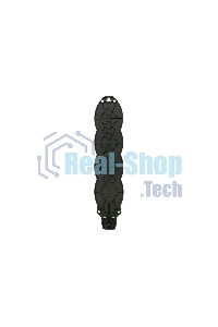 Розетка EKF RPS-020-16-230-44 PROxima четырехместная с защитными крышками каучуковая 230В 2P+PE 16A IP44