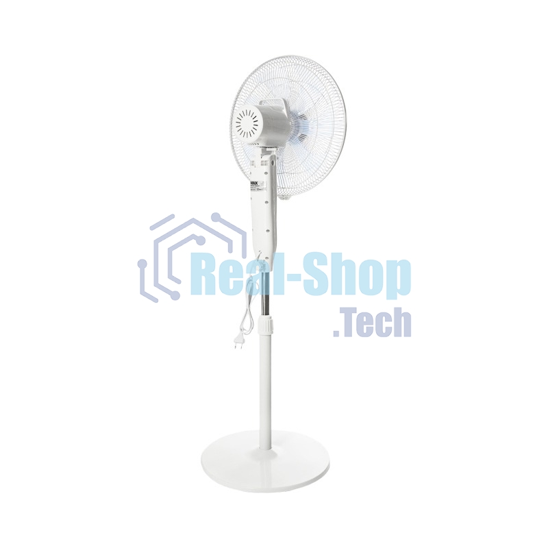 Вентилятор напольный DUX 7 лопастей, д/у управление, 50Вт белый 60-0221