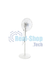 Вентилятор напольный DUX 7 лопастей, д/у управление, 50Вт белый 60-0221