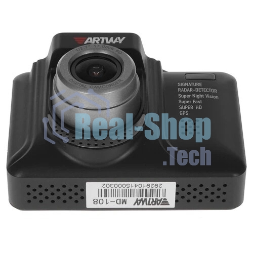 Видеорегистратор с радар-детектором Artway MD-108 GPS черный