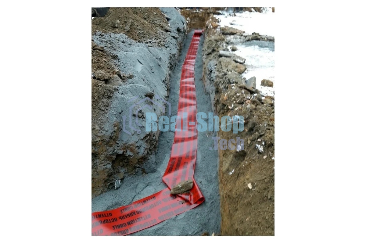 Лента сигнальная Протэкт ЛСЭ-300/100 кр/ч ЛСЭ-300мм 