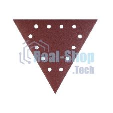 Треугольник шлифовальный PATRIOT на липучке, 285мм, 12 отверстий, Р240, 10 шт