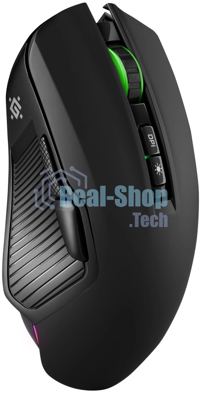 Мышь беспроводная/проводная Defender Whisper GM-209 черный, 7200 dpi, радиоканал, Bluetooth, USB, кнопки - 8