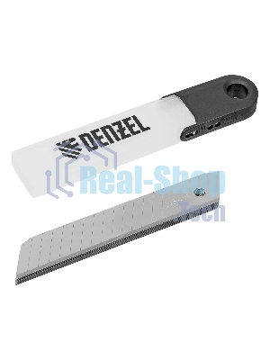 Лезвия Denzel 18 мм, сталь SK5 - 0,5 мм, многосегментные, 10 шт.