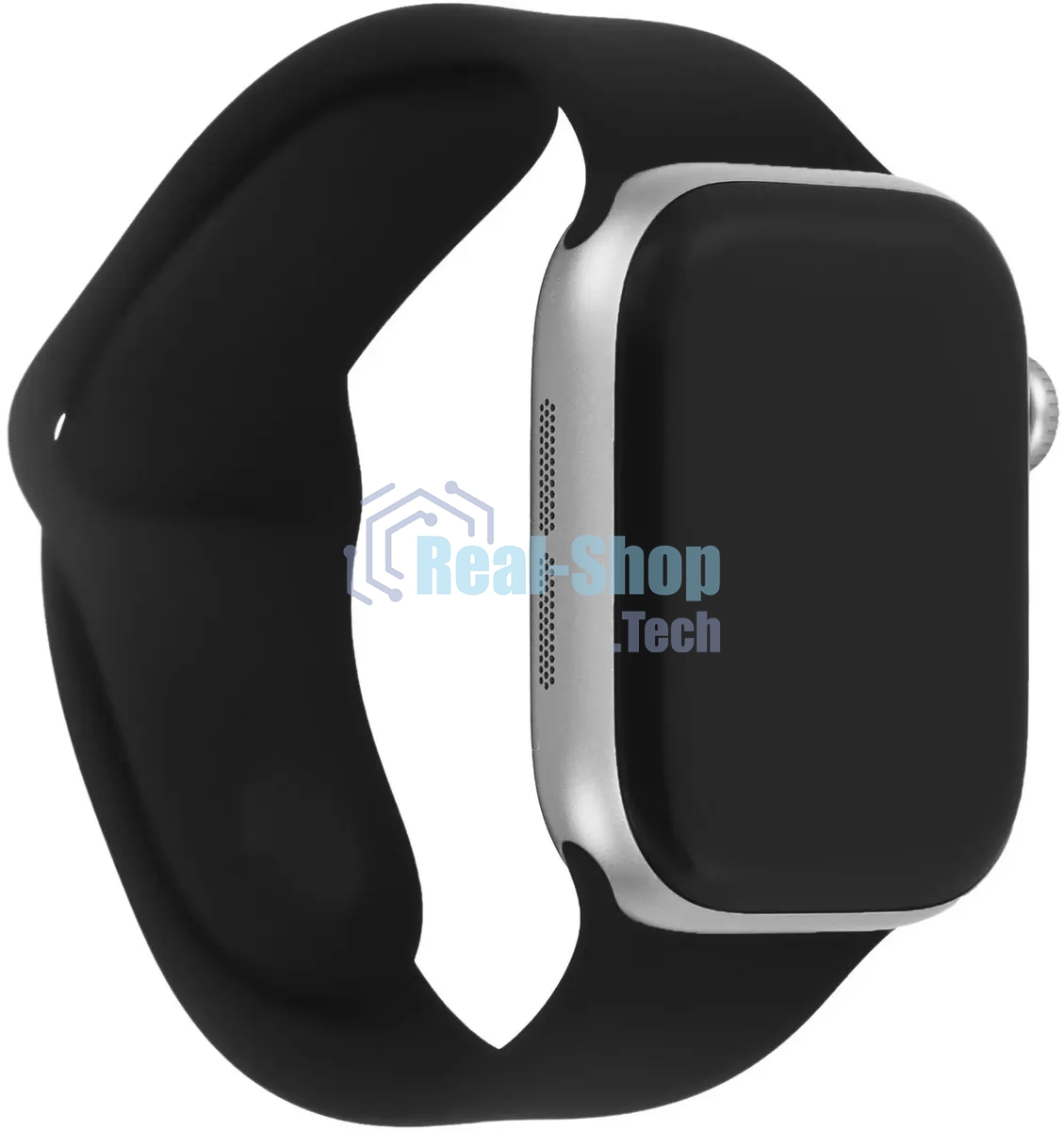 Умные часы Apple Watch Series 11 A3331 42мм OLED корп.серый космос Sport Band рем.черный разм.брасл.:M/L (MEQX4LW/A)