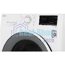 Стиральная машина LG F2J6TN0W белый, загрузка фронтальная 8 кг, 1200 об/мин, класс A