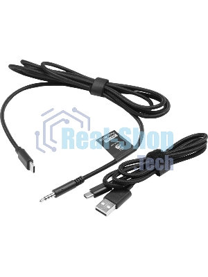 Гарнитура Bloody MR710 чёрный, беспроводная + проводная, Bluetooth, до 44 ч, подсветка