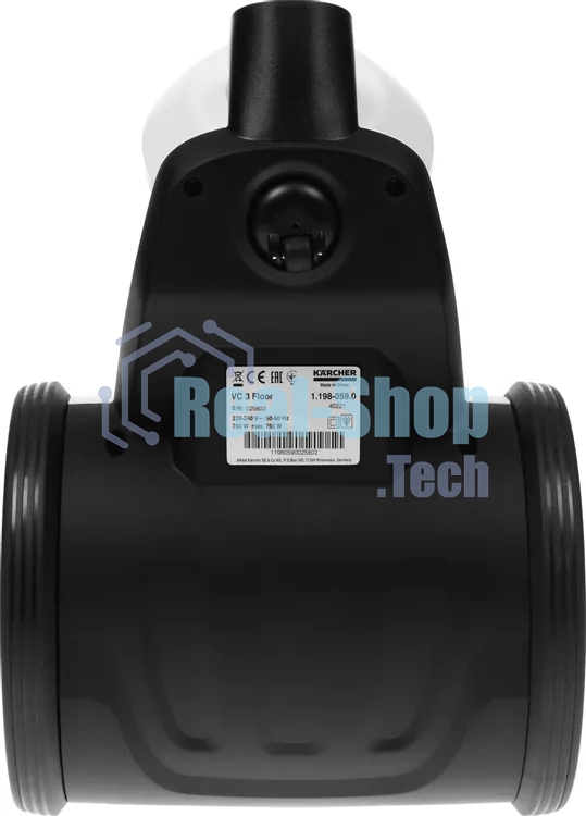 Пылесос Karcher VC 3 Floor белый/черный, 600/700 Вт, уборка сухая, пылесборник контейнер 0.9 л