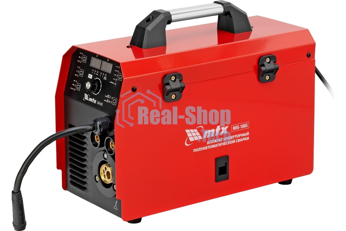 Аппарат инвертор. полуавтомат. cварки MTX MIG-180S, 180A, ПВ 60%, катушка 5 кг