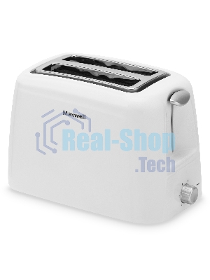 Тостер Maxwell MW-1504 W белый, 750 Вт, 2 слота