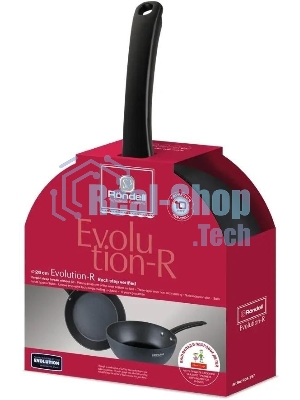 Сковорода Rondell Evolution-R RDA-797, 26 см, без крышки, графитовый