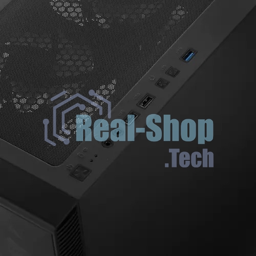 Компьютерный корпус Montech X3 GLASS, без БП, ATX 6x120мм 2xUSB 3.0 1xUSB3.1 audio bott PSU, черный