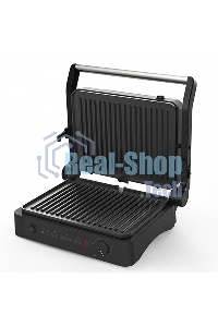 Гриль электрический BQ GR3001, черный/стальной