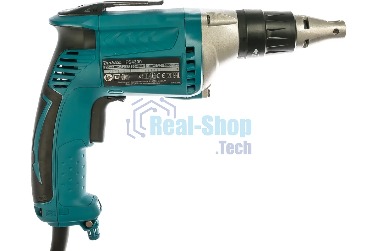 Шуруповерт Makita FS4300, 570 Вт, 28 Нм, щеточный
