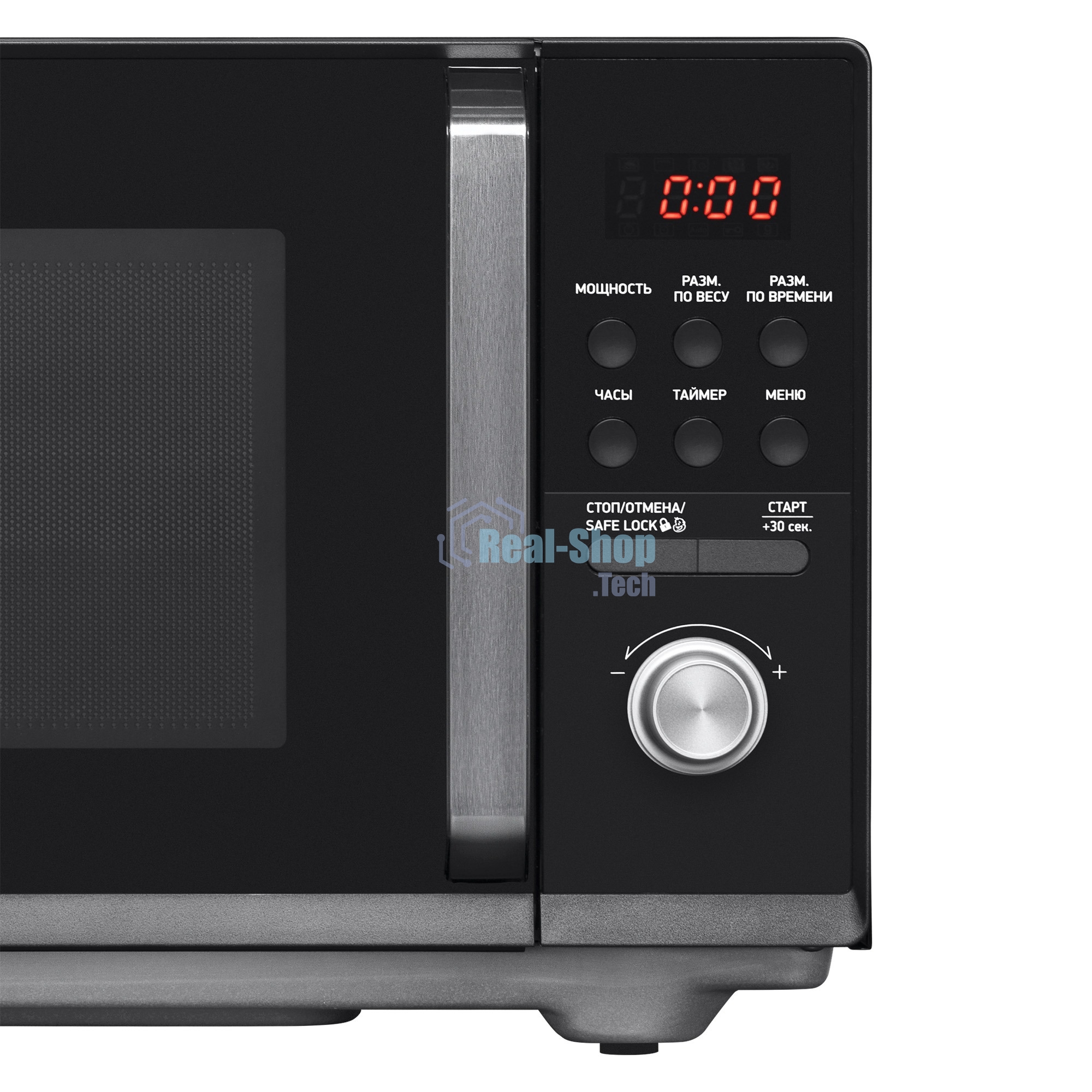 Микроволновая печь BBK 25MWS-954T/B черный, 25 л, 900 Вт, поворотный/кнопки