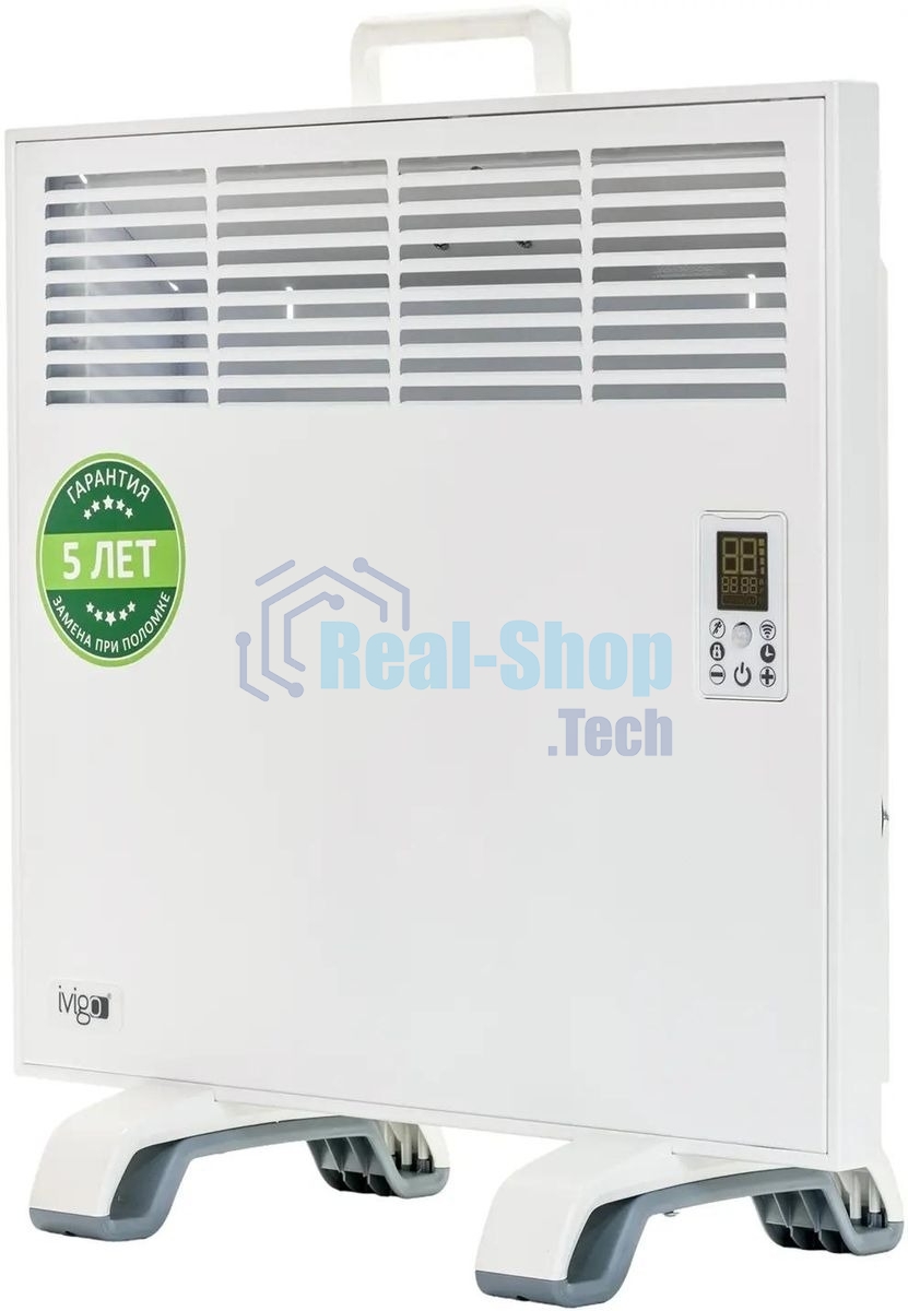 Конвектор IVIGO EPK-Pro Wi-Fi EPK4550P07, белый, 750 Вт, 8 м2, с терморегулятором, Wi-Fi