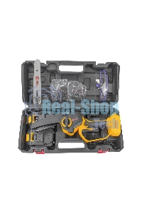 Мини-пила цепная аккумуляторная EDON ANS-21/8BL желтый/черный 25166