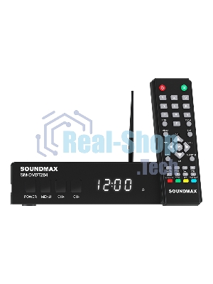 Приставка для цифрового ТВ SOUNDMAX SM-DVBT284 черный