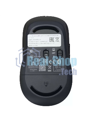 Мышь беспроводная Xiaomi Dual-mode Wireless Mouse 2 черный, 1200 dpi, радиоканал, Bluetooth, USB, кнопки - 5
