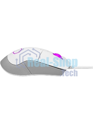 Мышь проводная Cooler Master MM-310-WWOL1 белый, 12000 dpi, USB Type-A, кнопки - 6