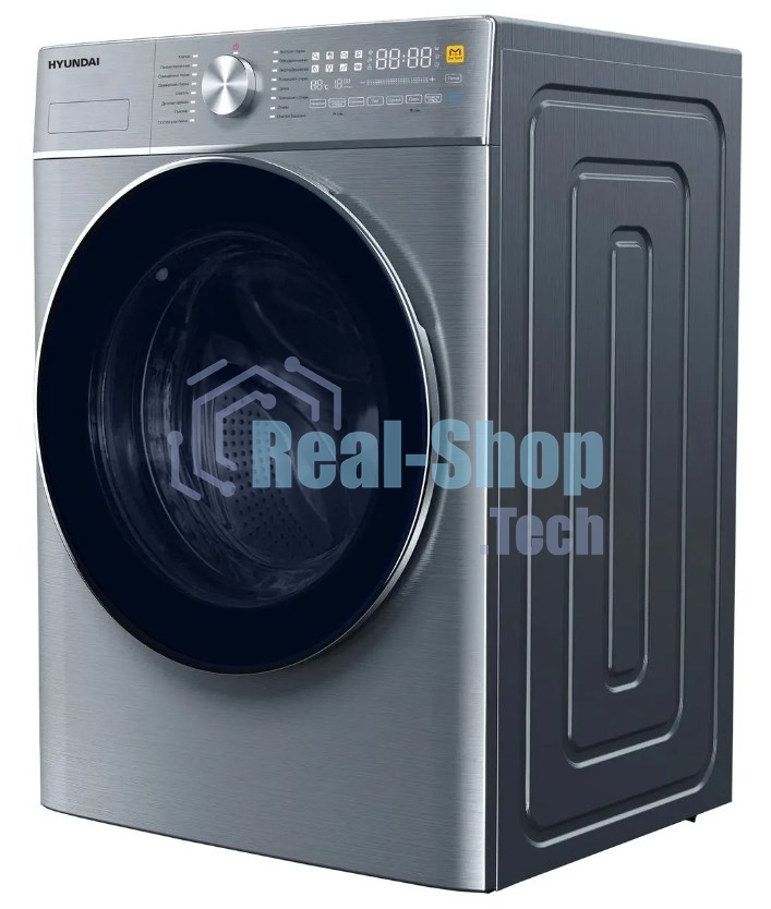Стиральная машина Hyundai WMD9413 серебристый, загр. фронтальная макс.: 10 кг 1400 об/мин класс: В