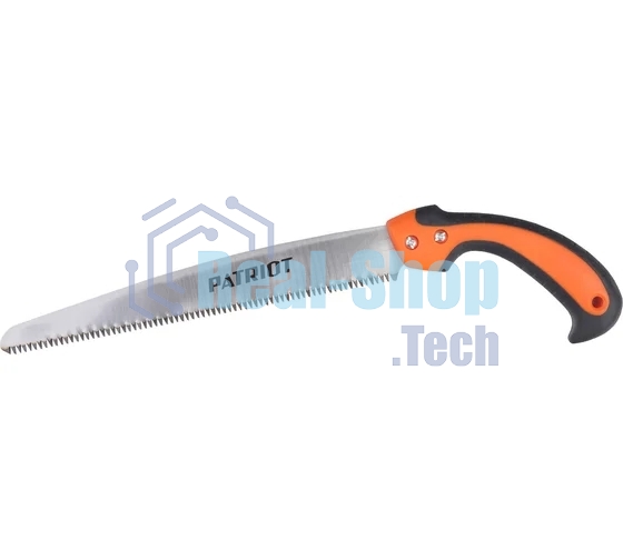 Ножовка садовая Patriot SP-270, нескладная, ножны, лезвие (япон.стальSK5,270 мм,7TPI), PP+TPR-ручка