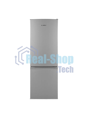 Холодильник Hyundai CC2051SL серебристый двухкамерный 129/64 л морозилка снизу, капельная система