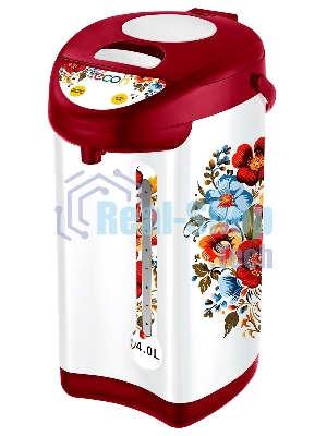 Термопот Econ ECO-405TP 4 л, 750 Вт, белый/красный