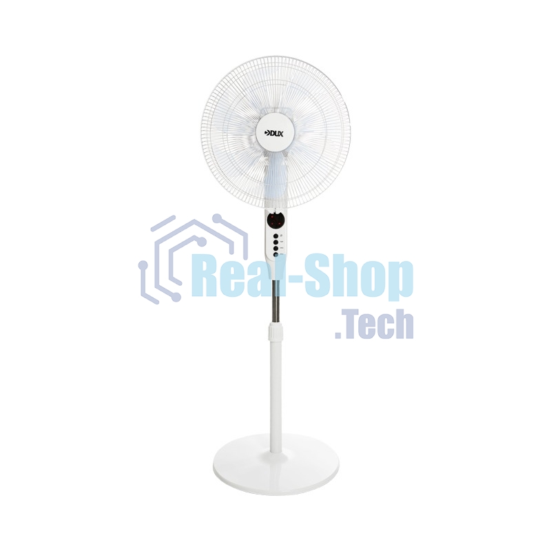 Вентилятор напольный DUX 7 лопастей, д/у управление, 50Вт белый 60-0221