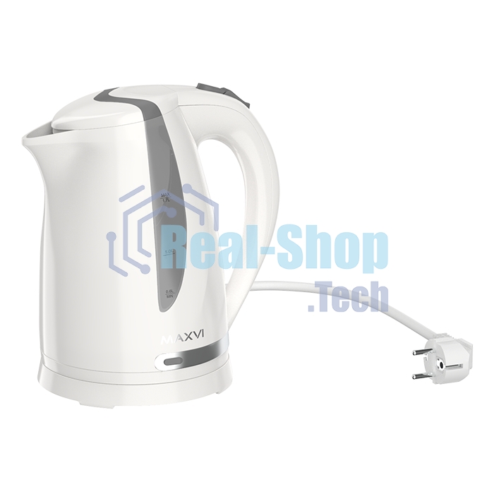 Чайник электрический Maxvi KE1701P белый-grey