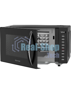 Микроволновая печь Rondell RDE-MW204 черный, 20 л, 700 Вт, переключатели - кнопки