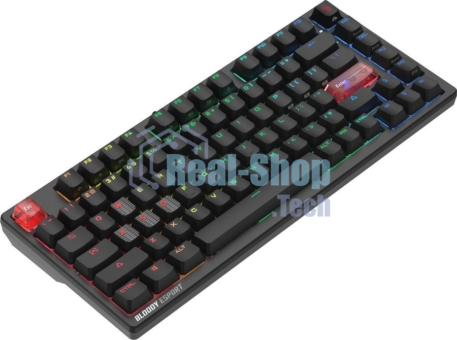 Клавиатура A4Tech Bloody MS76 проводная, USB Type-A, черный