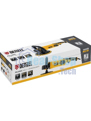 Машина полировальная Denzel CP-180, 1400 Вт, 180 мм, 0-3000 об/мин