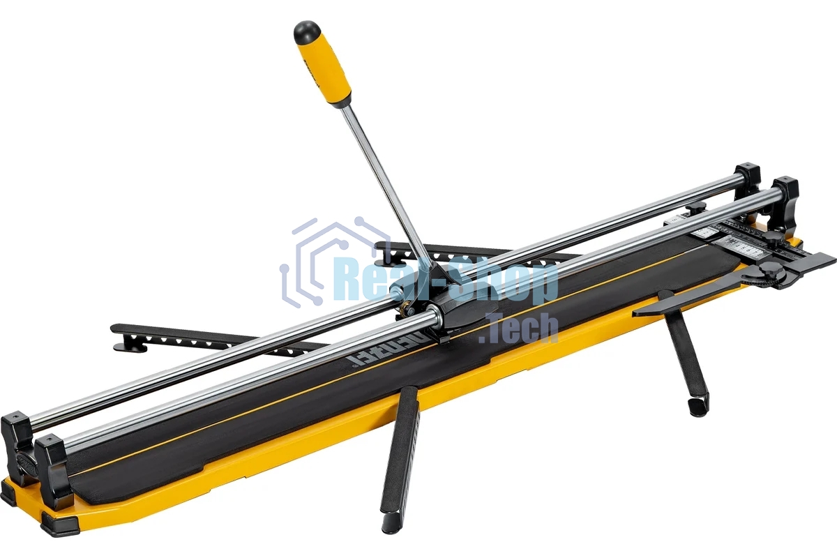 Плиткорез Denzel 1000х14мм, цельнометал. напр., каретка на подш., стальная станина, рукоятка-пенал