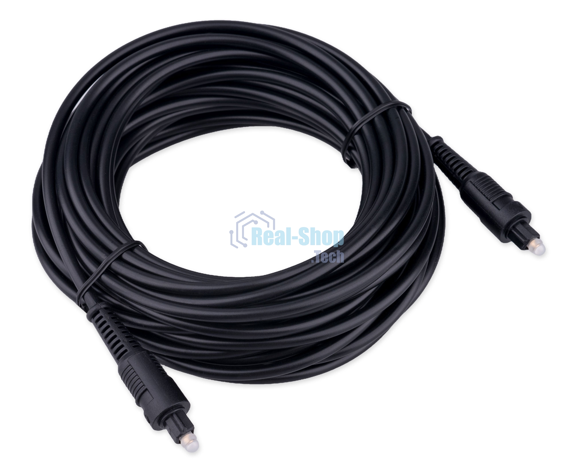 Кабель оптический Cablexpert CC-OPT-10M-N, Toslink 2xODT M/M, 10м, черный, пакет