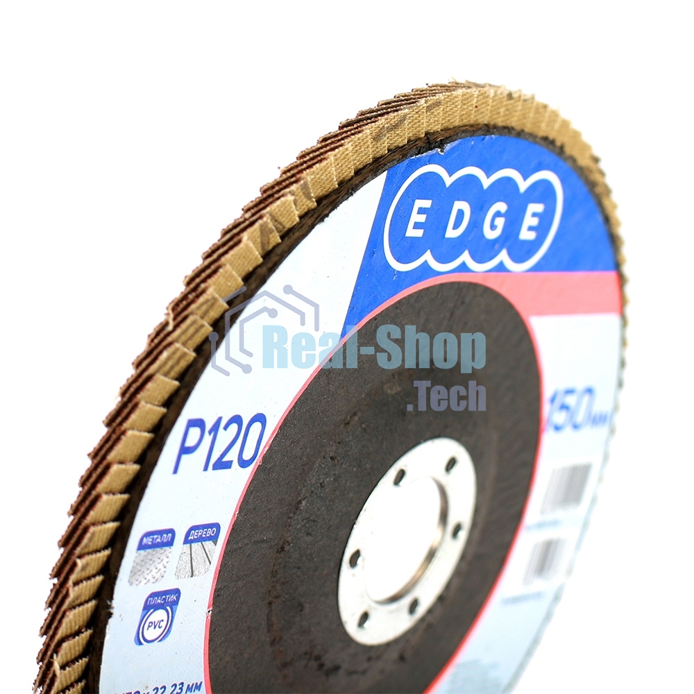 Круг лепестковый торцевой Edge by Patriot 150 ммx22,23 ммxP120