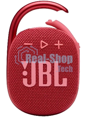 Колонка портативная JBL Clip 4 красный 5W 1.0 BT 15м 500mAh (JBLCLIP4REDAM)